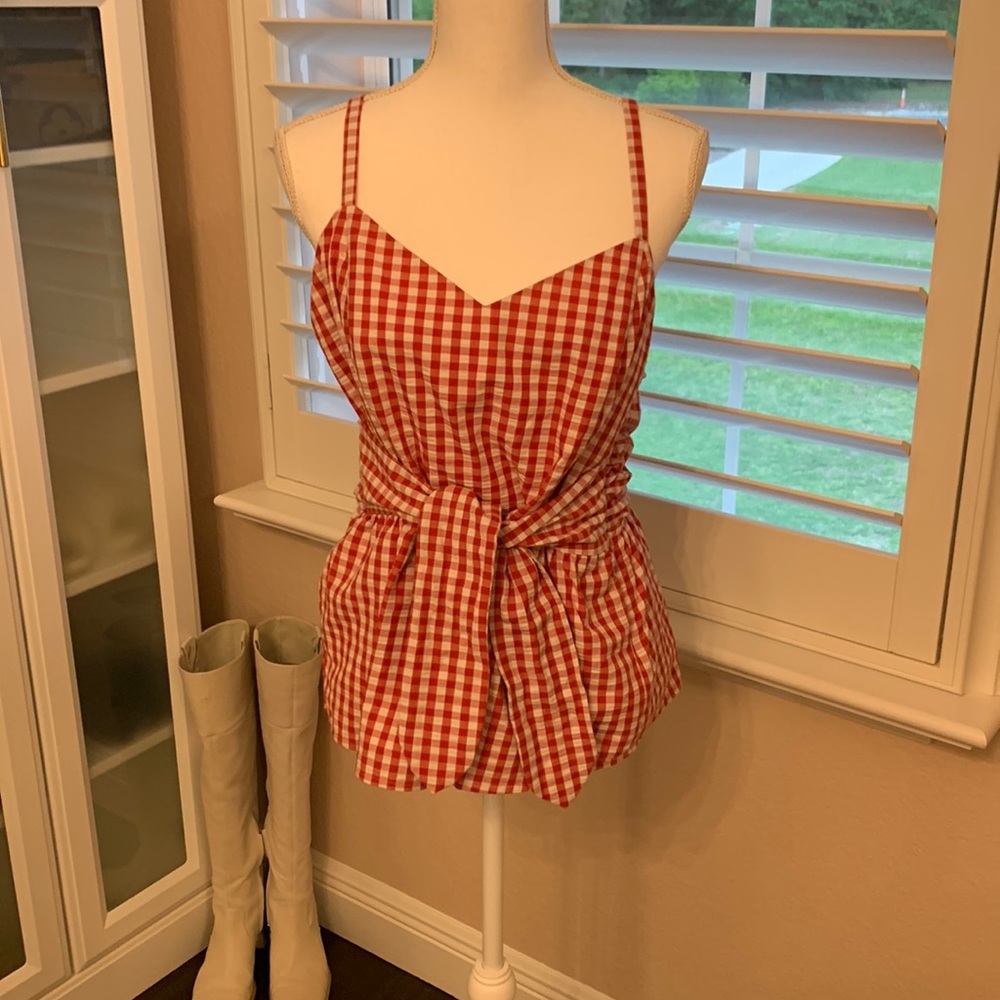 1901  ❤️🤍❤️🤍 Gingham top